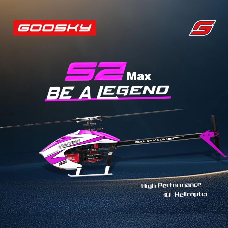 Rc Helicopter Gyro - GOOSKY S2 Max Model Pesawat Terbang