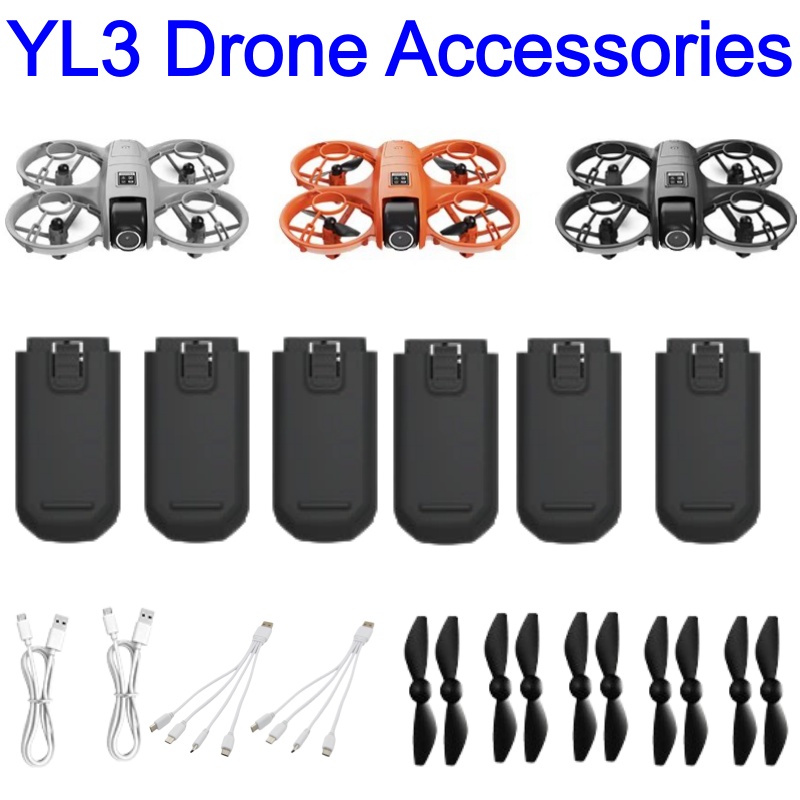 Drone Rc Yl3 - Aksesori Drone YL3 Baterai 3.7V 600MAh