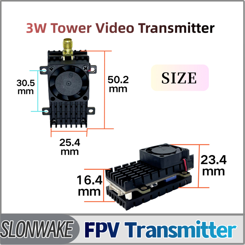 Drone Rc Remote Control - Modul Transmisi Video FPV SLONWAKE 5.8G