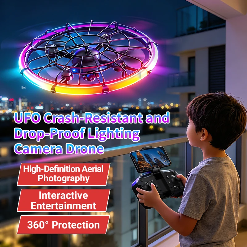 Drone Rc Helicopter With Camera - JJRC H145 UFO RC Drone dengan