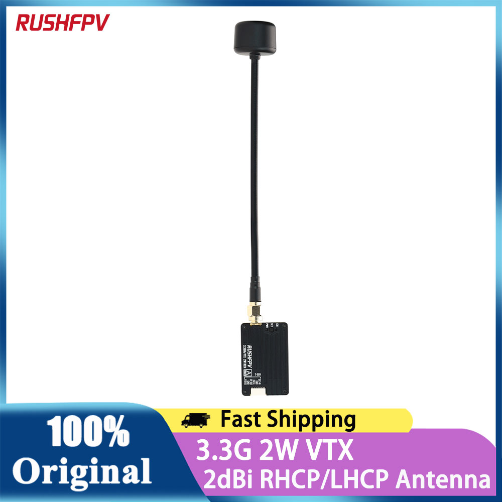 Drone Rc Remote Control - RUSHFPV 3.3G 2W VTX Modul Transmisi