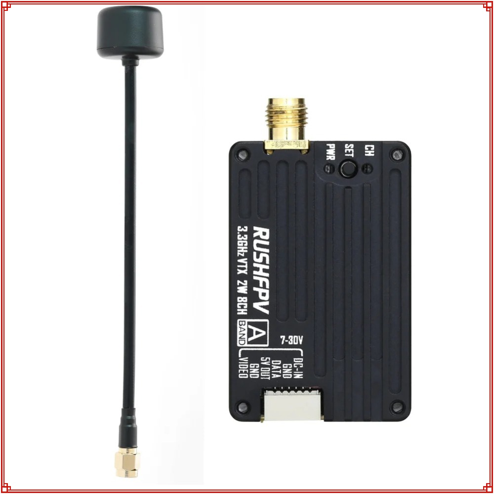 2026 RUSHFPV 3.3G 2W VTX Trans - Drone Rc Remote Control ulasan dan harga