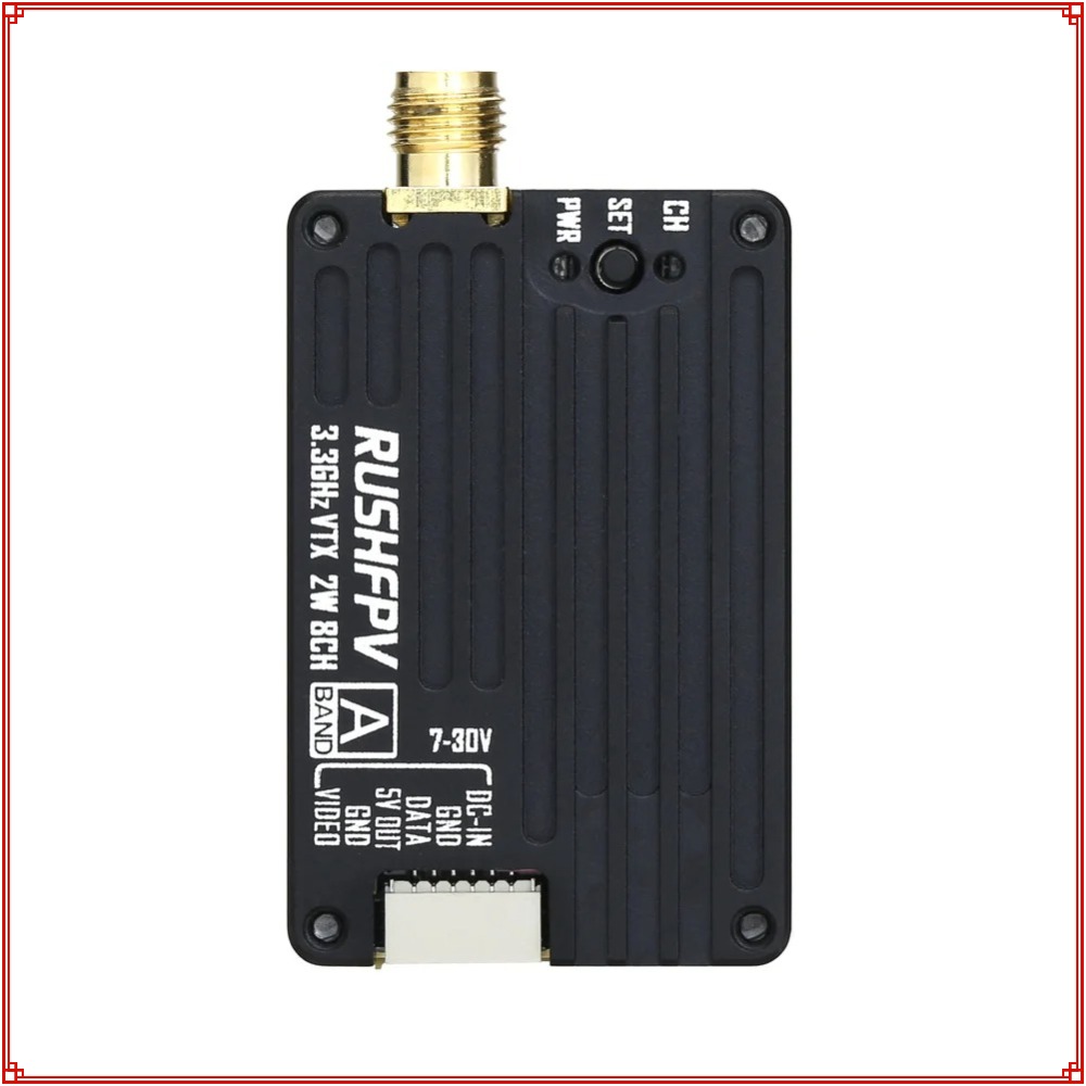 2026 RUSHFPV 3.3G 2W VTX Trans - Drone Rc Remote Control ulasan dan harga