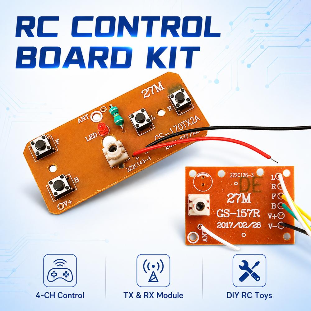 Kit Remote Control 27MHz 4CH M - Joystick Rc Drone ulasan dan harga