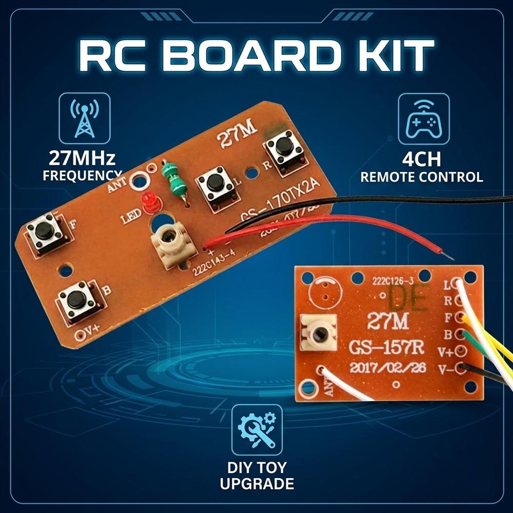 Kit Remote Control 27MHz 4CH M - Joystick Rc Drone ulasan dan harga
