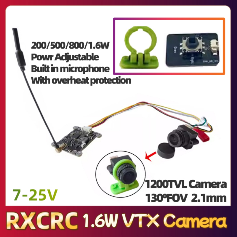 Modul RXCRC 5.8G 48CH 1.6W VTX - Drone Rc Remote Control ulasan dan harga