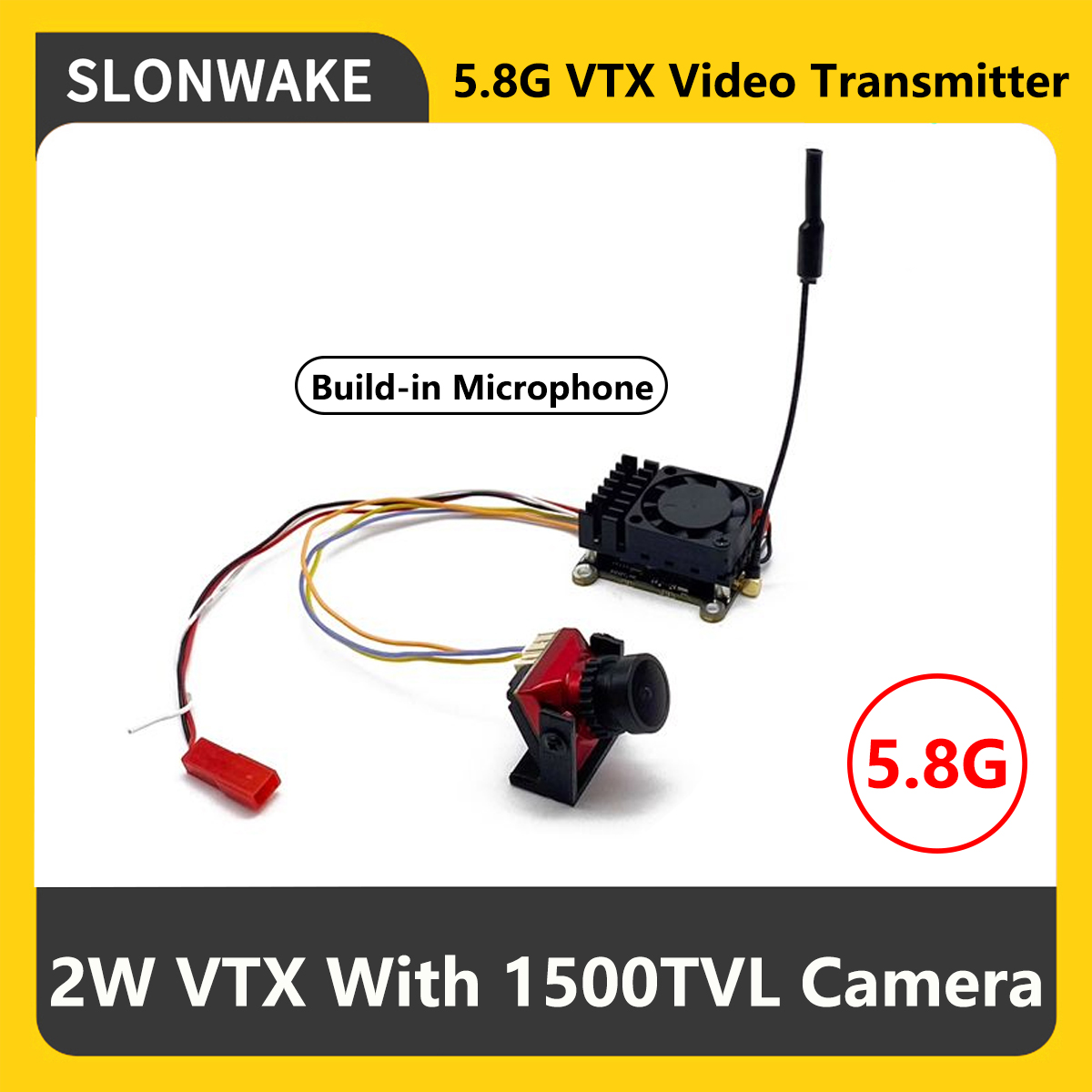SLONWAKE 5.8G 2000mW FPV VTX T - Drone Rc Transmitter And Receiver ulasan dan harga