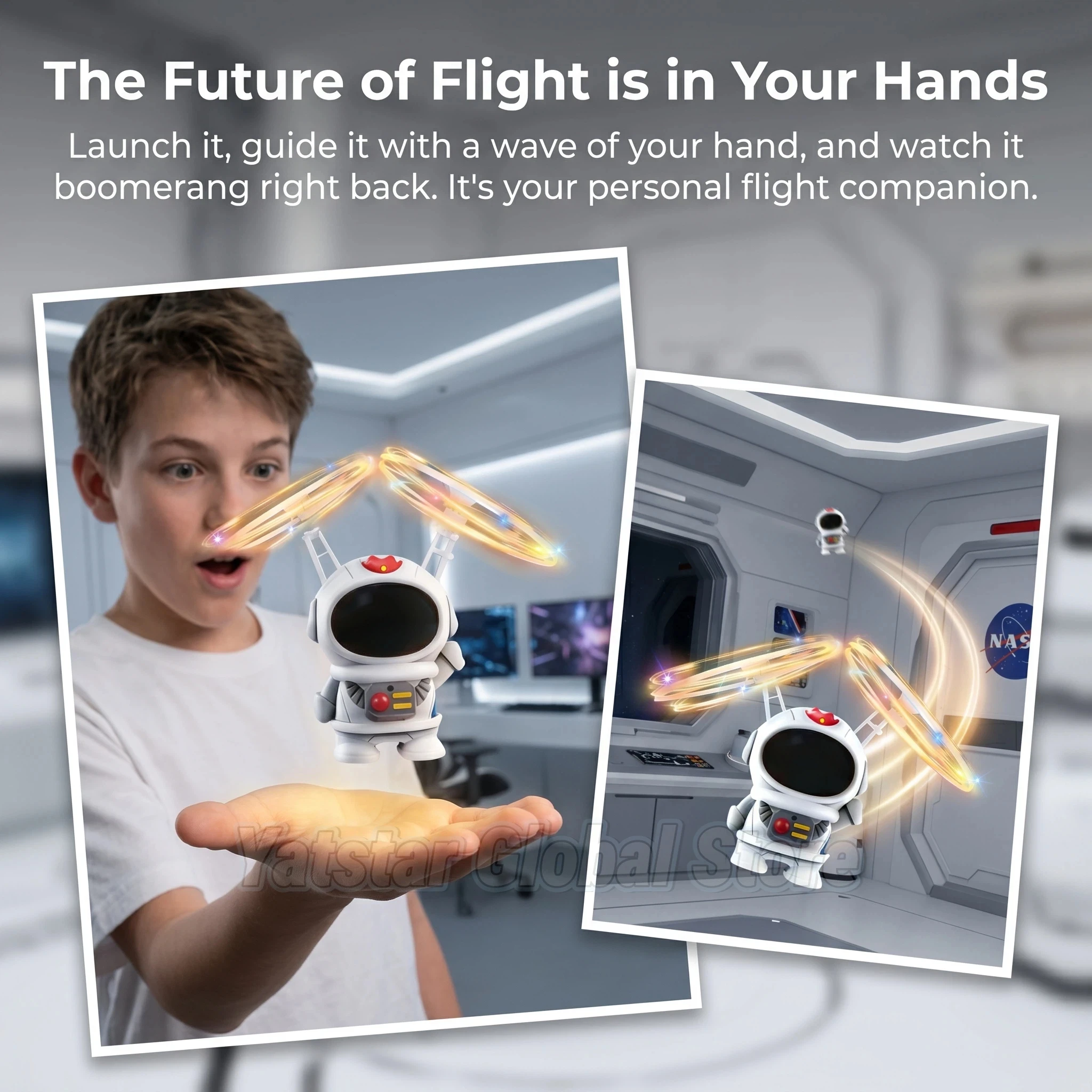 Drone Astronot Mini Kreatif, R - Drone Pro Rc Ufo ulasan dan harga