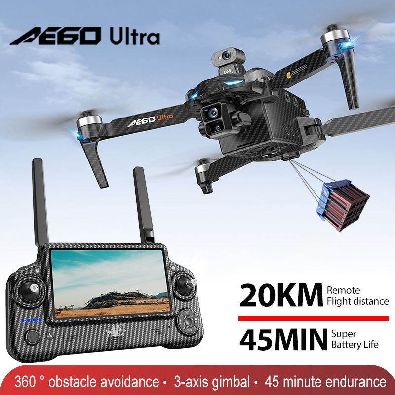 Drone Profesional AE60 GPS Kam - Drone Rc Helicopter With Camera ulasan dan harga