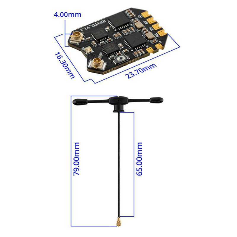 Excellent-6X RP4TD ELRS 2.4G D - Fpv Antenna Receiver ulasan dan harga