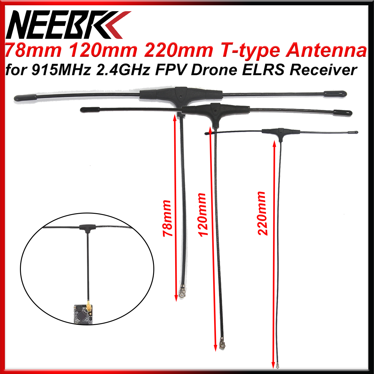 Drone FPV 915MHz 2.4GHz Antena - Crossfire Receiver Rx ulasan dan harga