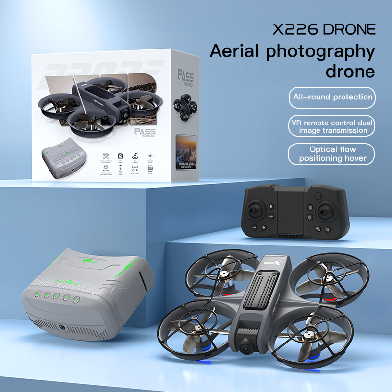 Brand+ X226 VR FPV 8K GPS Dron - Drone Pro Rc Ufo ulasan dan harga