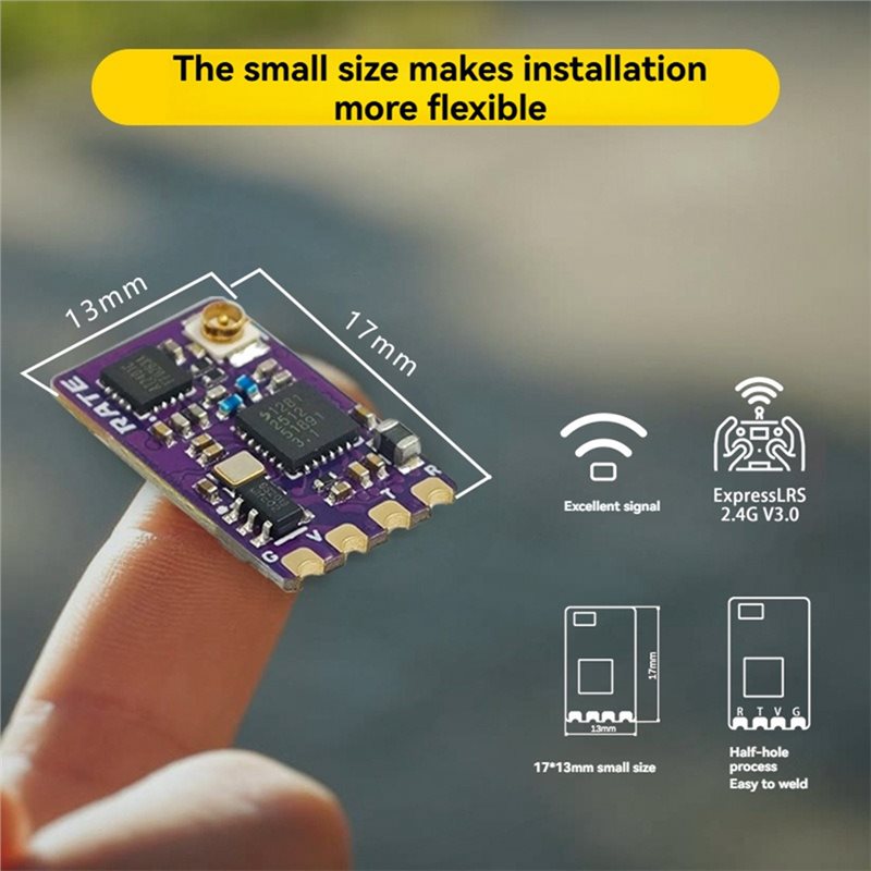 Penerima Nano ELRS 2.4G yang L - Fpv Antenna Receiver ulasan dan harga