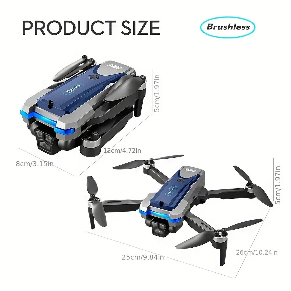 S8S Drone lipat 5G Wifi 8K HD, - Drone Rc Helicopter With Camera ulasan dan harga